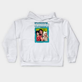 Retro Threes company 80s Aesthentic Kids Hoodie